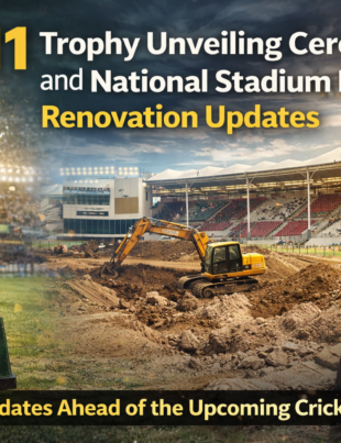 PSL 11 Trophy Unveiling Ceremony and National Stadium Karachi Renovation Updates