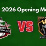 All new PSL 2026 Opening Match Lahore Qalandars vs Hyderabad Kingsmen Match