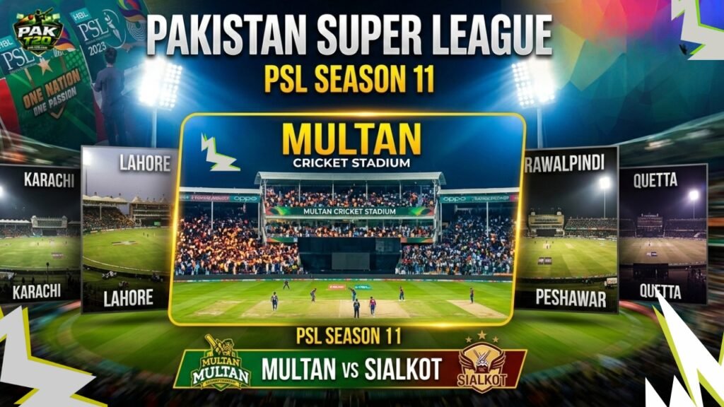 Will Multan Replace Sialkot in PSL 11?
