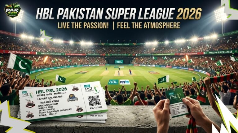 PSL 11 Ticket Price 2026 – Complete Ticket Prices and Online Booking Guide