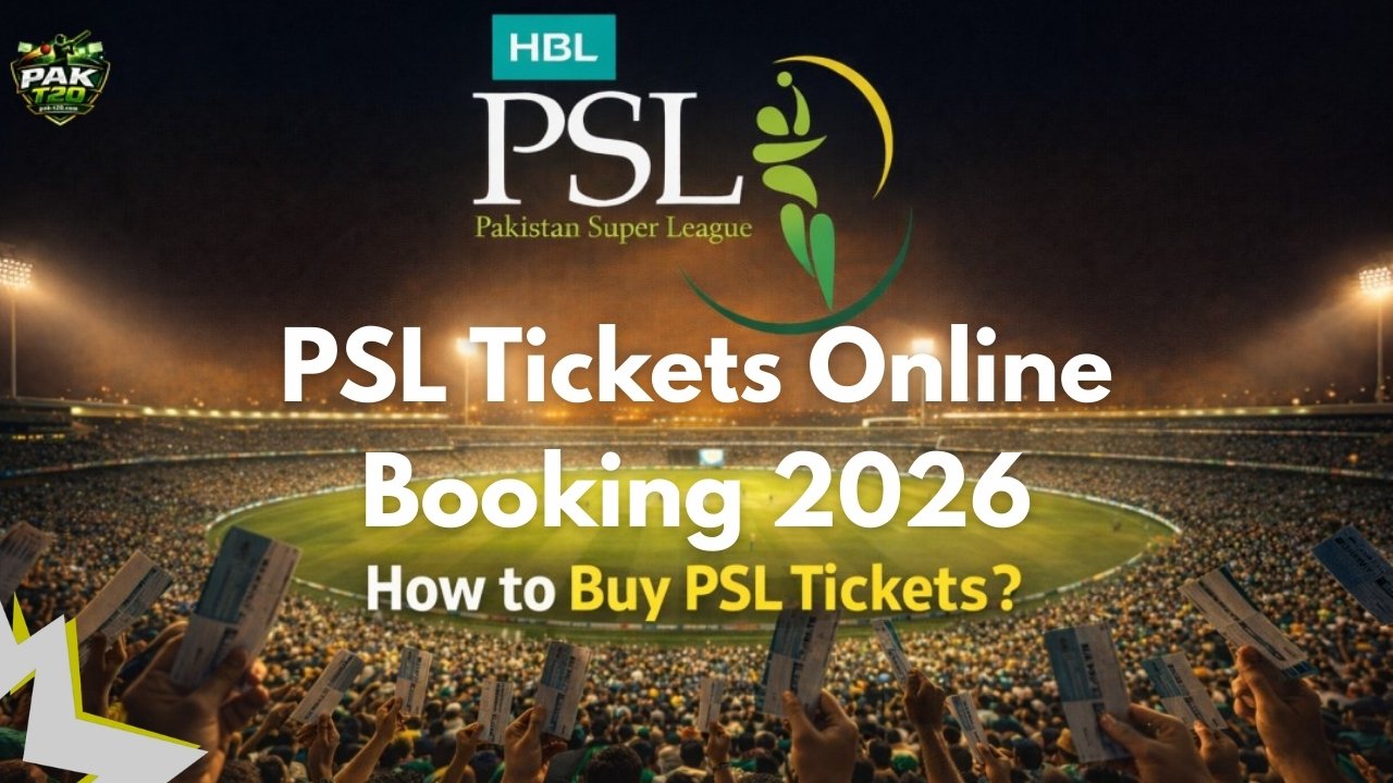 PSL Tickets Online Booking 2026