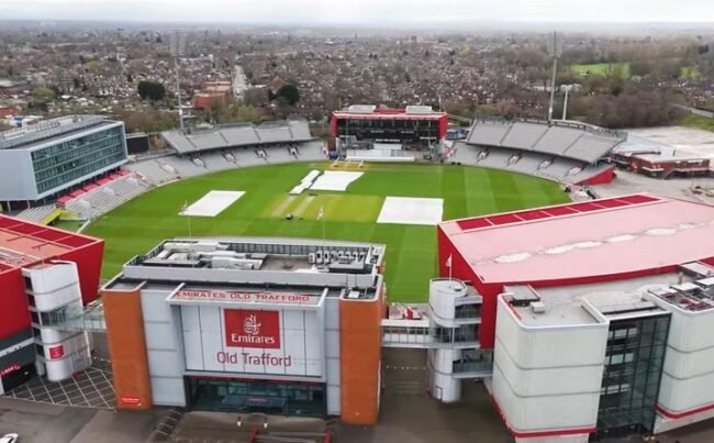 Old Trafford Cricket Ground in Manchester