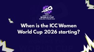 When is the ICC Women World Cup 2026 starting?