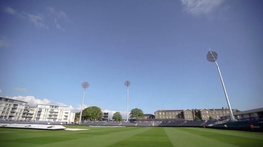 Bristol County Ground in Bristol 